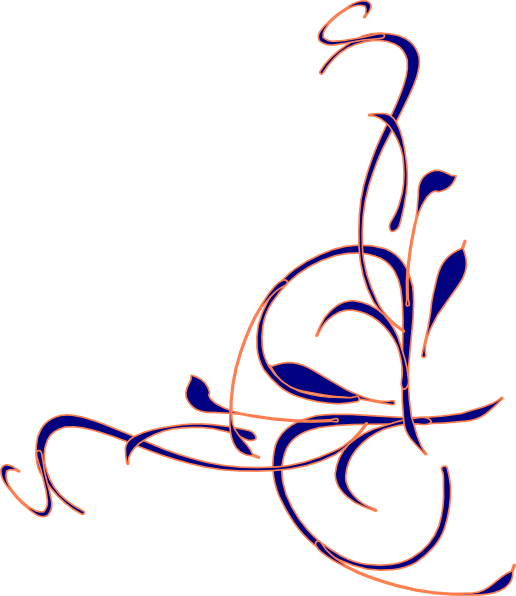 free flower swirl clip art - photo #18