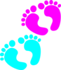 Baby Feet 2 Clip Art