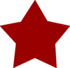 Red Star  Clip Art