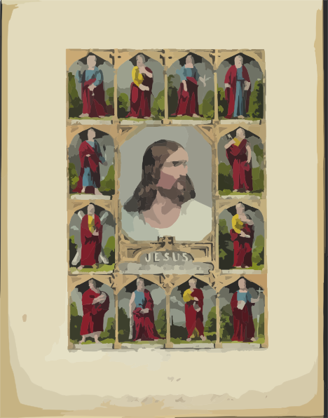 jesus tomb clipart. Jesus: And The Twelve Apostles