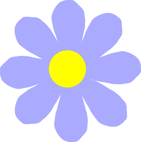 blue flower clipart - photo #18