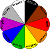 Colour Spin Wheel Clip Art