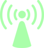 Tower Light Green Clip Art
