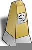 Black Obelisk Clipart Image
