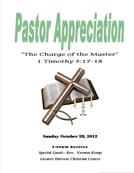 Pastor Appreciation Clip Art