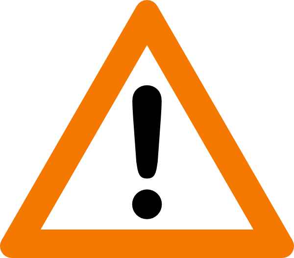 warning clip art - photo #26