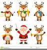 Santa Bucks Clipart Image