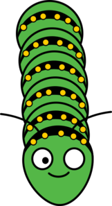 Cartoon Caterpillar Clip Art