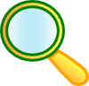 Magnify Glass 2 Clip Art