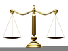 Judicial Scales Clipart Image