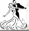 Ballroom Dancers Clipart Image