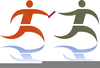 Relay Runners Clipart Image