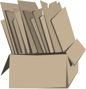 free clipart cardboard box