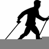 Clipart Of Nordic Walking Image