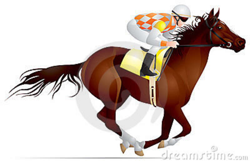 horse jockey clipart free - photo #8
