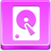 Free Pink Button Hard Disk Image