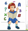 Free Clipart Girl Studying Image