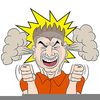 Mad Boy Clipart Image