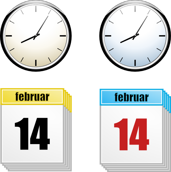 calendar icon vector. Time And Day clip art - vector