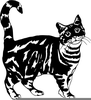Free Clipart Tabby Cat Image