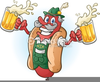 Hot Dog Mustache Image