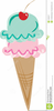 Free Clipart Ice Cream Scoop Image
