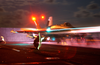 An F/a-18 Hornet Launches From One Of Four Steam Driven Catapults On The Flight Deck Of Uss Harry S. Truman (cvn 75). Image