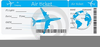 Free Clipart Plane Ticket Image