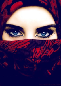 Niqab Eyes Makeup Image