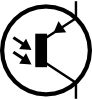 Electronic Phototransistor Pnp Circuit Symbol Clip Art