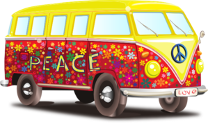 Hippy Vw Bus Clip Art