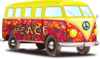 Hippy Vw Bus Clip Art