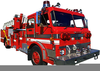 Animated Fire Truck Clipart Image