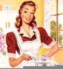 Vintage Homemaker Clipart Image