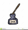 Ink Pot Clipart Image