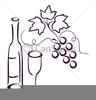 Clipart Vigne Et Vin Image