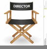 Director Chair Clipart Image