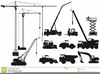 Crane Truck Clipart Image