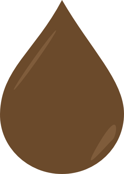 Brown Droplet Textured - Bhill Clip Art at Clker.com - vector clip art