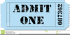 Admit One Tickets Clipart Image