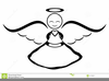 Free Black Angels Clipart Image