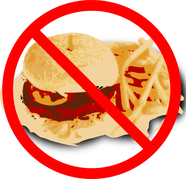 no fast food clipart - photo #9