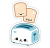 Animated Toaster Clipart Image