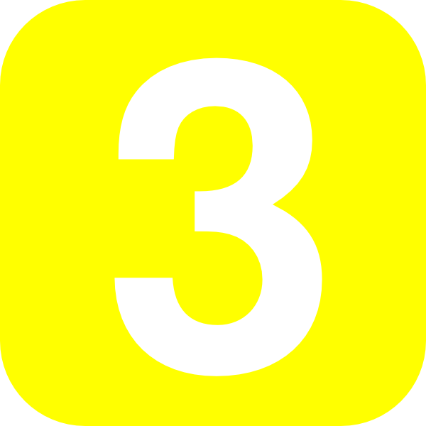 yellow numbers free clip art - photo #2