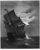 Mayflower Approaching Land Image