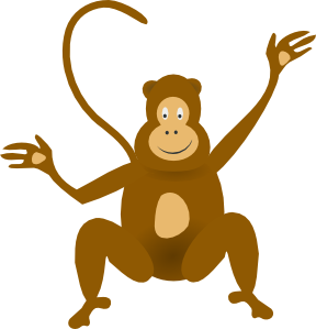 monkey clip art ringer