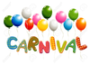 Carnival Balloons Clipart Image