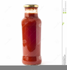 Tomato Sauce Bottle Clipart Image