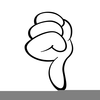Free Thumbs Down Clipart Image