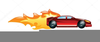 Car Going Fast Clipart Image